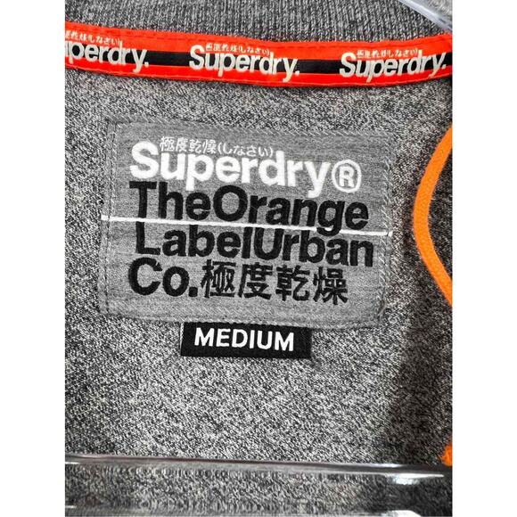 Super Dry The Orange Label Urban Co. Men's Gray Camo Sweatshirt Size Medium - Picture 3 of 9